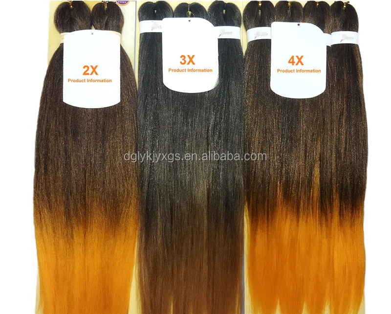 Wholesale 52inch Prestretched Expression Braiding Hair Pre Stretch Pre