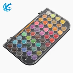Professional 48 Assorted Watercolors Artist Watercolor Paint Travel Watercolor Kit with Plastic Box for Artis