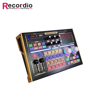 GAX-N8 Professional Sound Card Mixer Set for Live Broadcasts