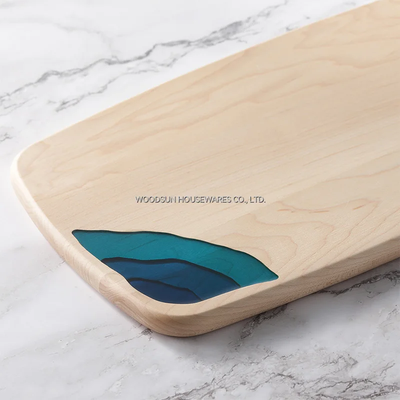 Древесный поднос из твердой кленовой смолы