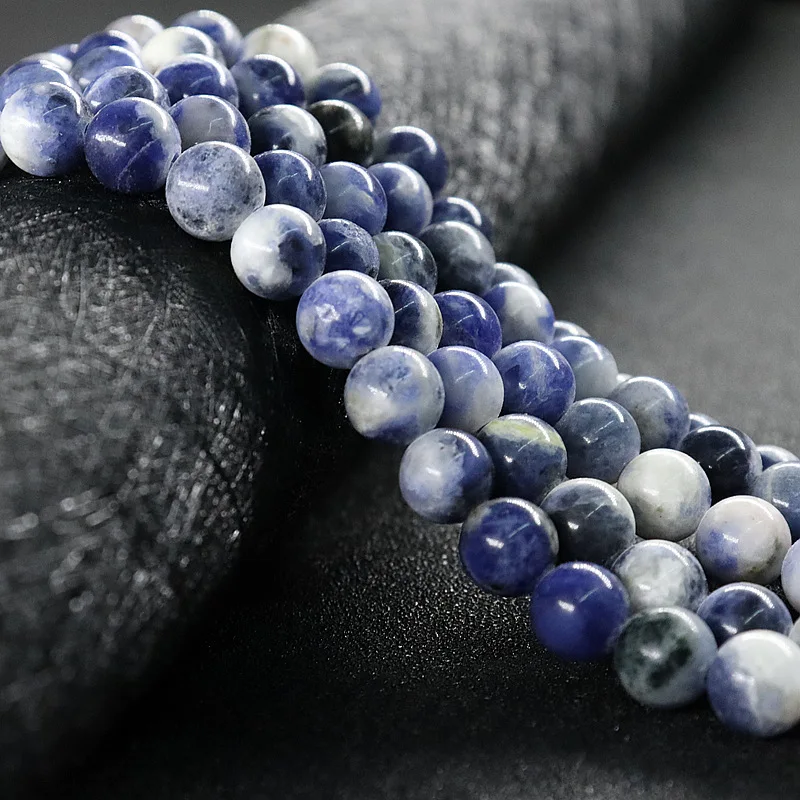 8MM Zebra Pattern Miscellaneous Round Beads Natural Stone 8mm Diy Jewelry Making