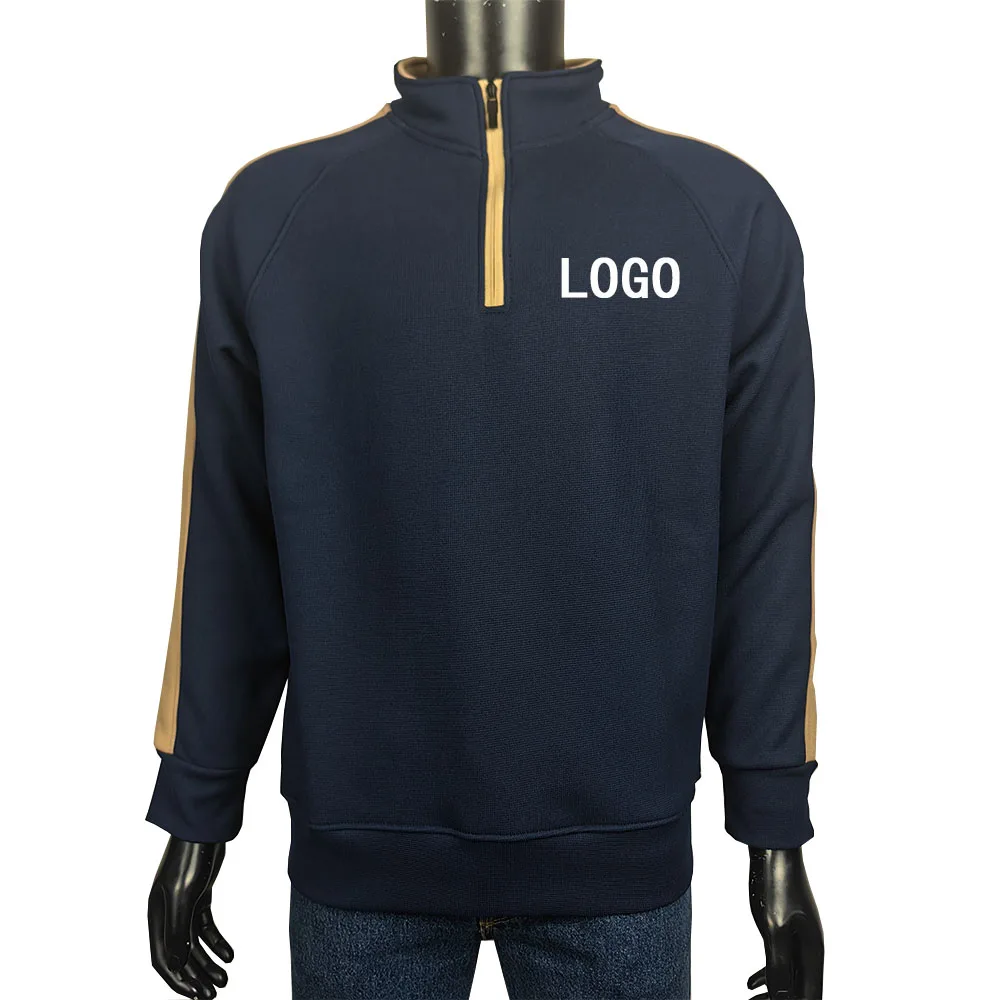 Custom 1/4 Zip Sweatshirt Work Uniform Top for Restaurant Bar