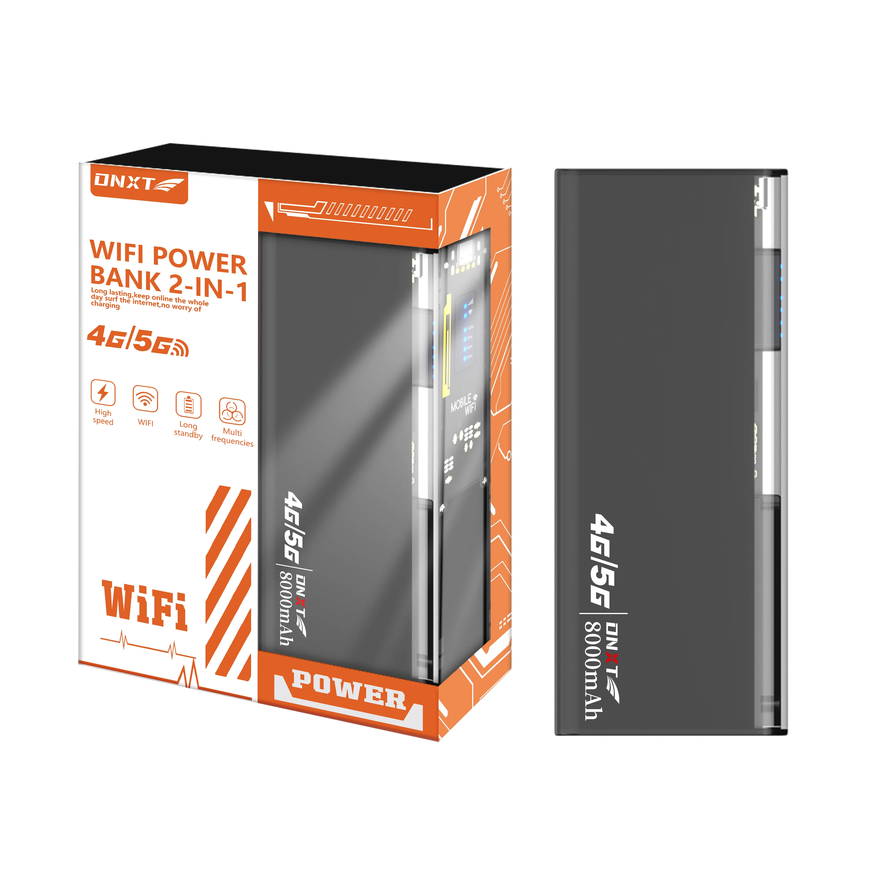 4G Mobile Wifi Router Power Bank Dual Frequency Wireless Mifis Pocket Router Type-C Portable Wifi 4g Router with Sim Card