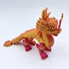 Unicorno in oro rosso lungo 15 cm-1