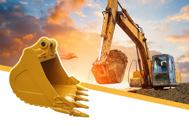 Factory Direct Excavator Buckets Attachment Drainage Grading Digging Standard Bucket Various 8051