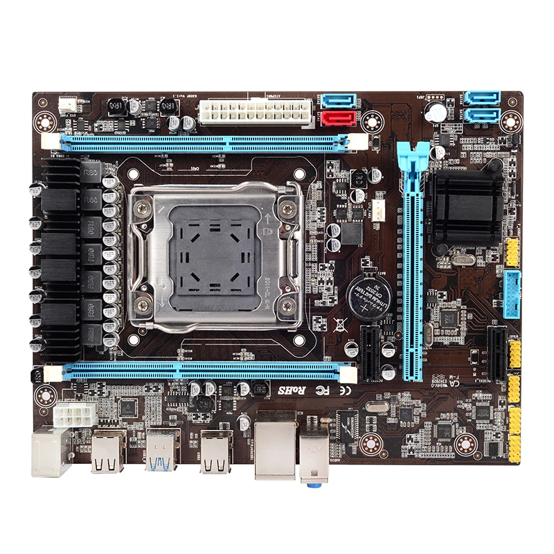 Материнская плата с двумя разъемами intel x79, чипсет lga 2011x79 по низкой цене