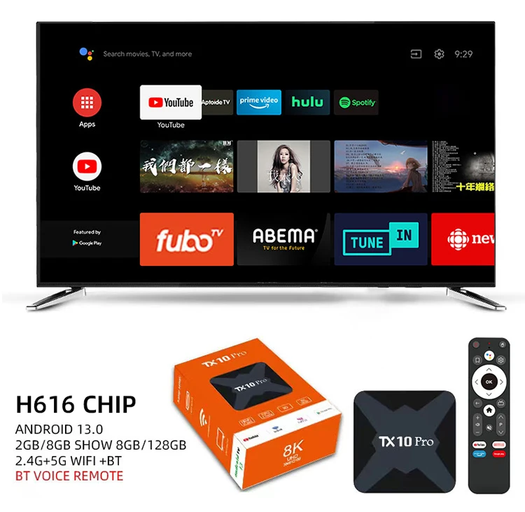 TX30 Pro - Smart TV Box with Android 15.0 & Allwinner H616