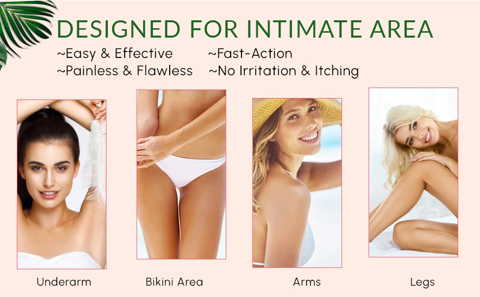 Painless No Odor Nonirritating Hair Removal Pubic Bikini Area