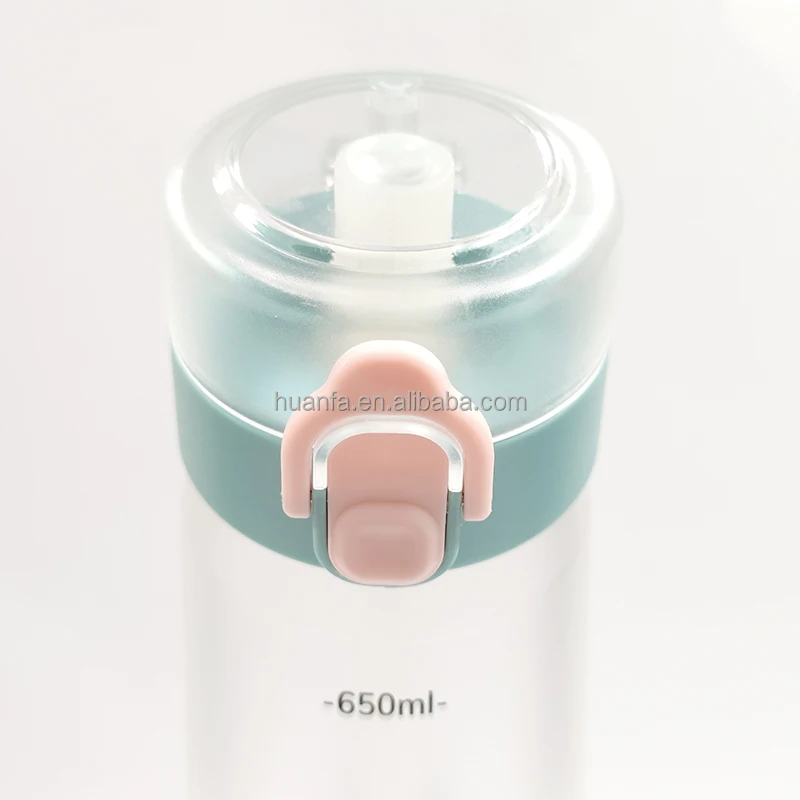 sipperment water bottle with straw, 650ml