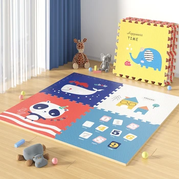 Educational Toy Games Mat Dinosaur Car Cartoon Printed Foam Puzzle Play Mat