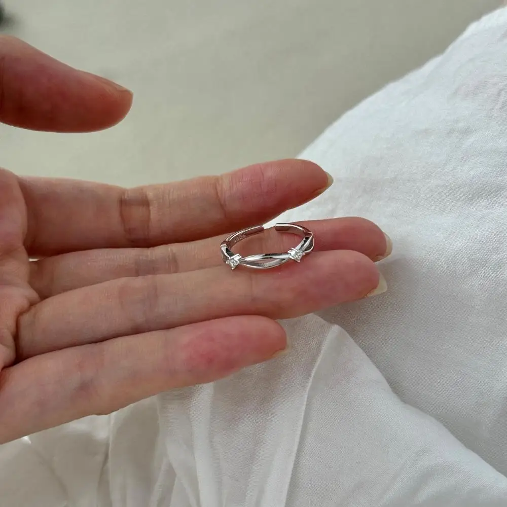 KAKODIY Drop Shipping Knot Ring Women Wedding Engagement 925 Sterling Silver Ring detail 9