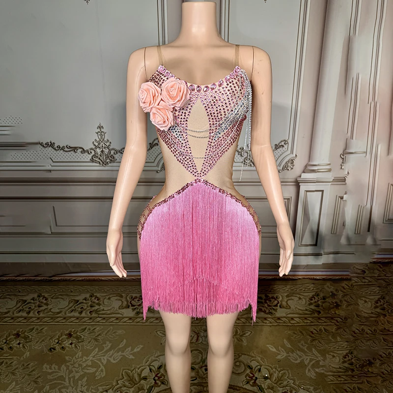 Novance Y3983-B Trending Dropshipping Products Pretty Woman Cocktail Dress  Luxury Spandex Beaded Crystal Womens Party Wear