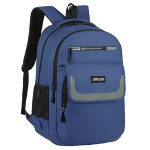 custom logo Wholesale New Design Fashion Style Oxford Zipper Closure School Backpack for Kids Outdoor Sports Daily Use Traveling Students