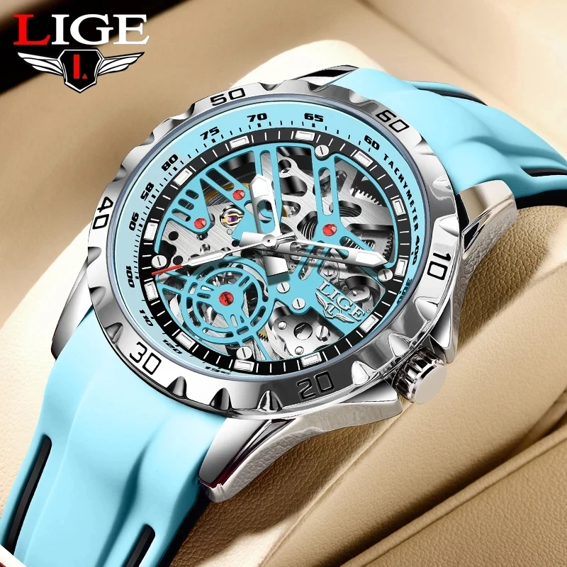 LIGE 89118 Luminous Man Quartz Watch - Fashion & Waterproof