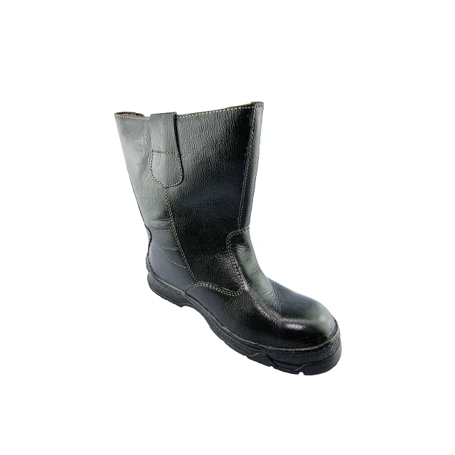 Top Selling Safety Shoes High Cut Boot Nakhoda Full Grain Leather Safety Working Boots Chemical