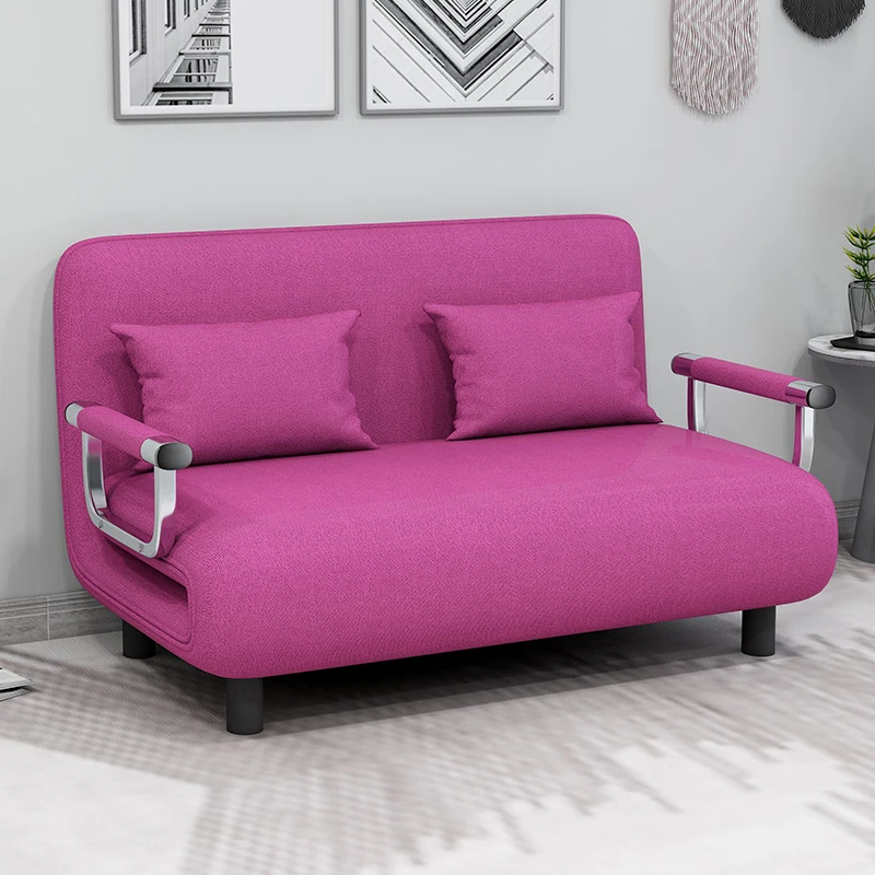 Latest Design Home Furniture 3 Fold Soft Sleeper Sofa  Bed Grey Folding Sofa Bed