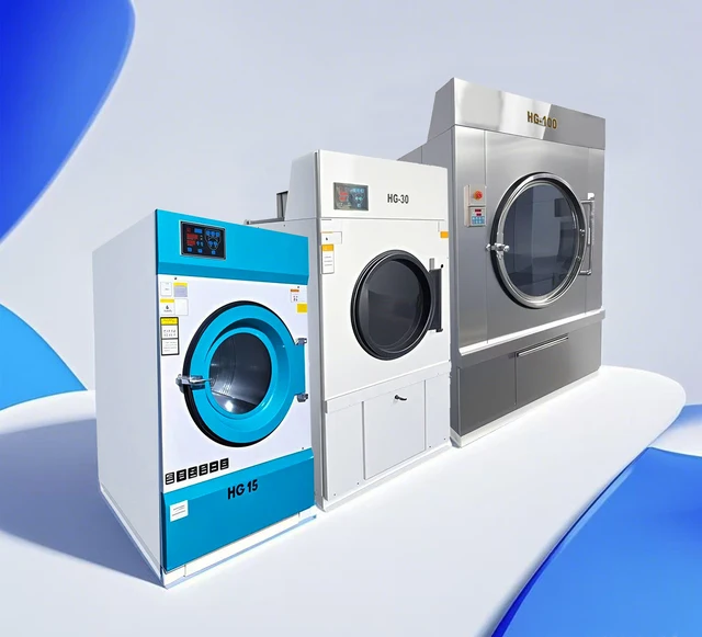 OKAIYOU Industrial Dryer Machine 10KG to 150KG Capacities Dry Cleaning Equipment for Various Sized Commercial Laundries