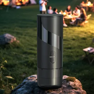 Portable Electric Espresso Machine for Home Use for Home Office Outdoor Battery Operated Made of Plastic for Capsule Extraction