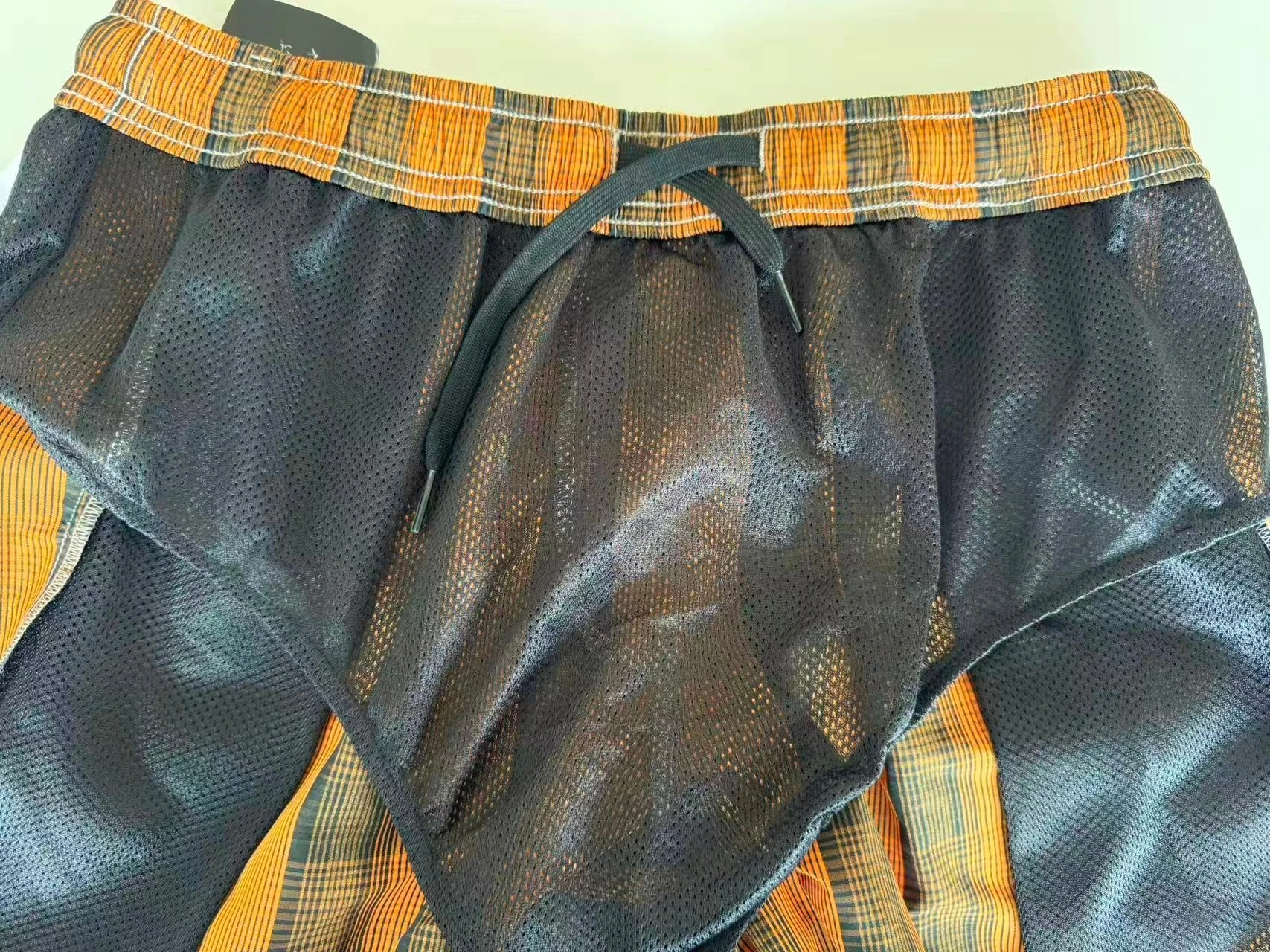 Men's Swim Shorts Trunks Quick Dry Board Shorts Breathable Drawstring Pockets Elastic Waist Spandex/Polyester Custom Pattern details