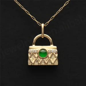 Unique Design Luxury Children's Classic 18k Gold Pendant Necklace