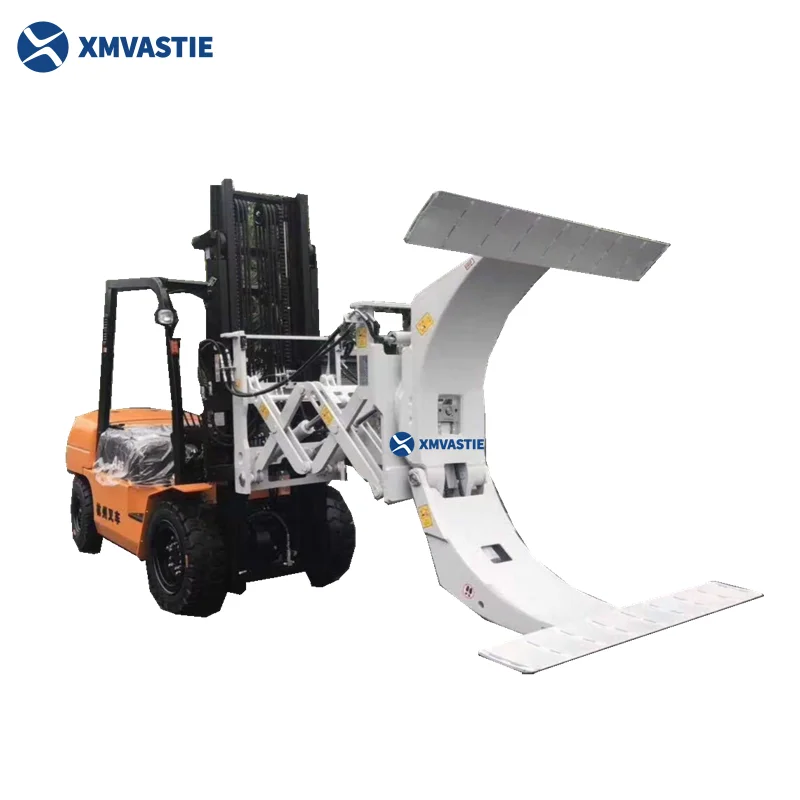 Forklift Rotating Tyre Clamp Attachments for Tires Industry Widely Use