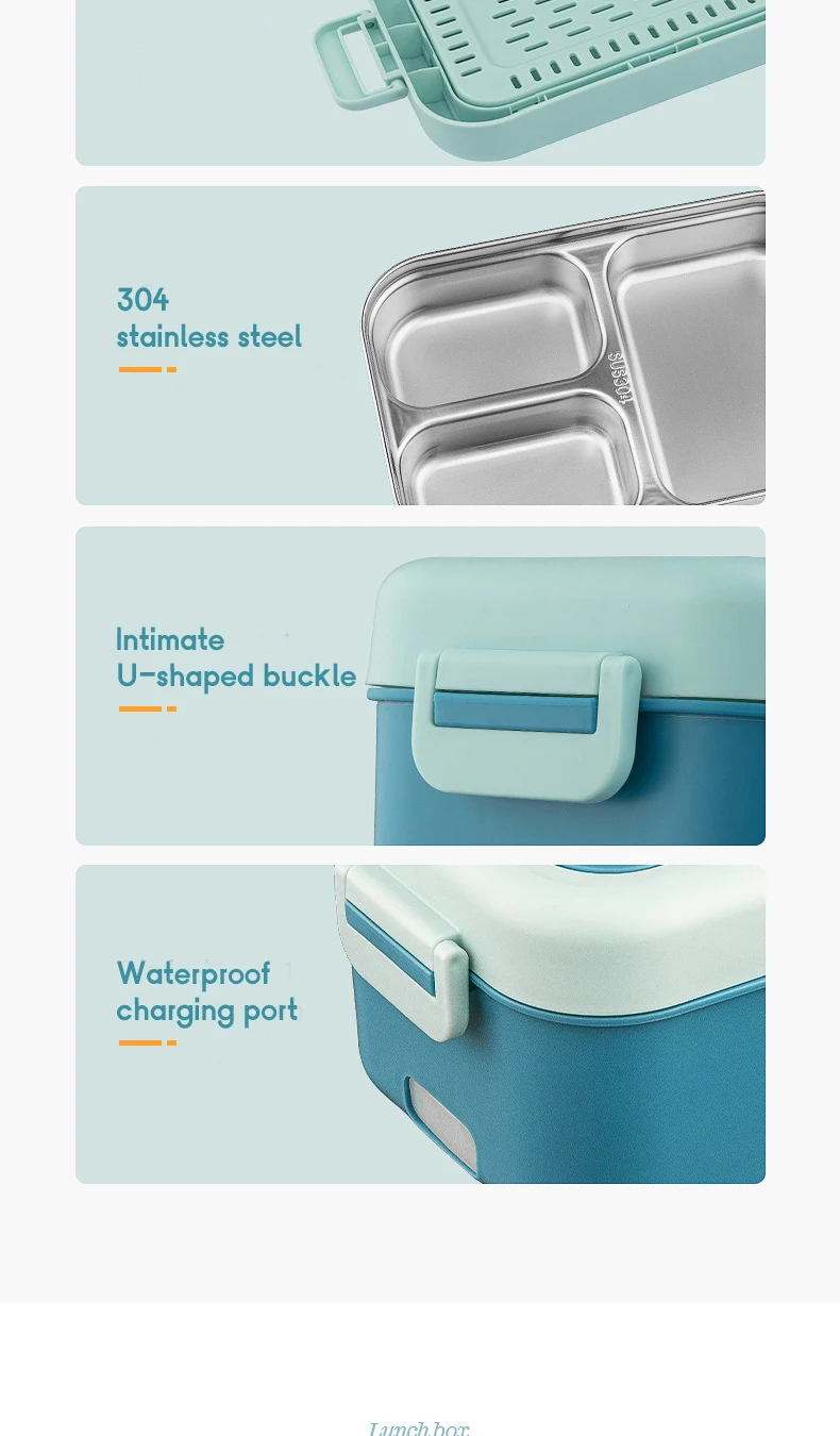 Ecofriendly Battery Powered Portable Cordless Food Warmer Heating