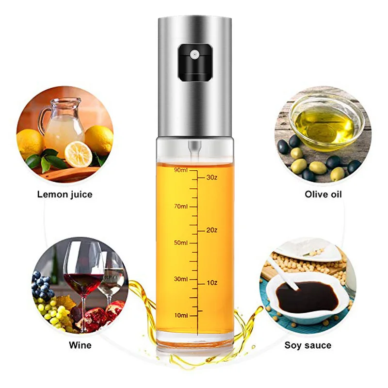 Oil Sprayer for Cooking Olive Oil Sprayer Mister Bottle for Salad BBQ Kitchen Baking and Roasting factory