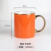 Bright orange gold-plated handle