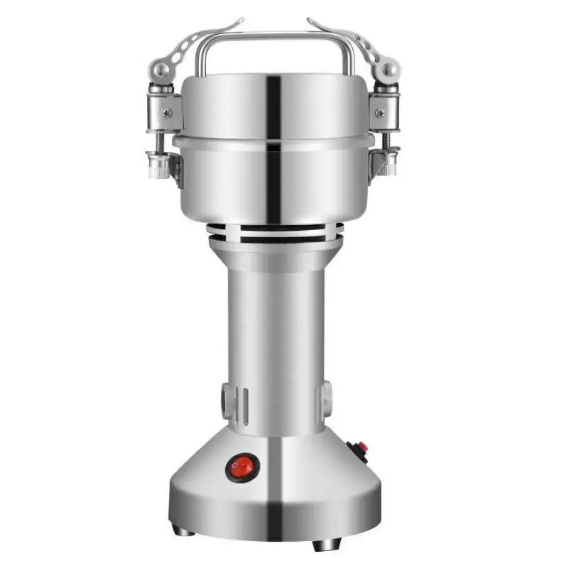 TEBAK Commercial Electric Grain Spice Grinder Large Capacity Dry Spice Corn Coffee Cocoa Soybean Food Powder Grinding Machine
