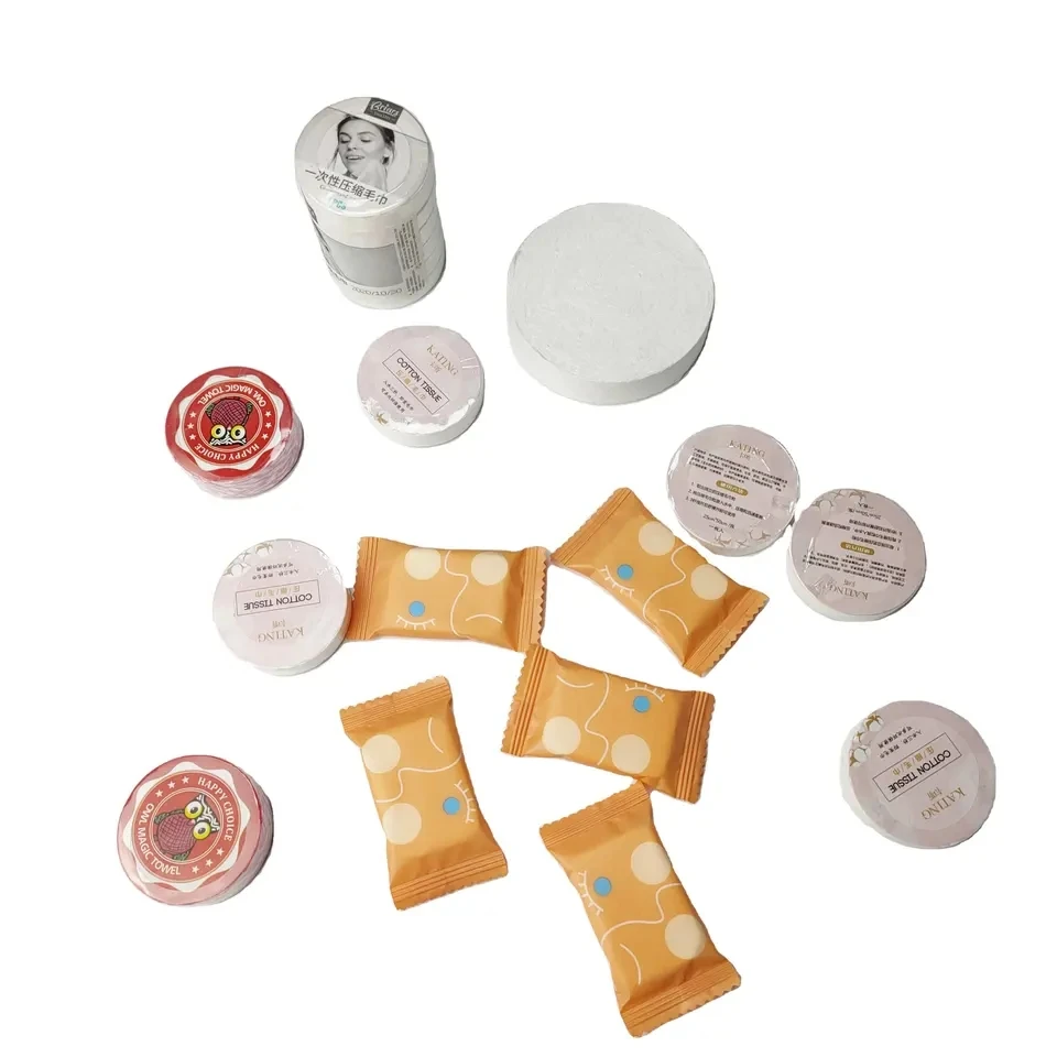 Compressed Towel Magic Tablets Compressed Wipes Compressed Towel Portable Disposable Coin Tissue Making Machinery