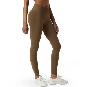 Wholesales Seamless Leggings High Waisted Push up Elastic Leggings Running Workout Yoga Leggings for Women