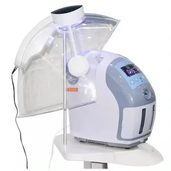 New Product 7 Colors Oxygen Jet Peel Skin Rejuvenation Led Facial Dome Oxygen Jet Therapy Facial Care Device