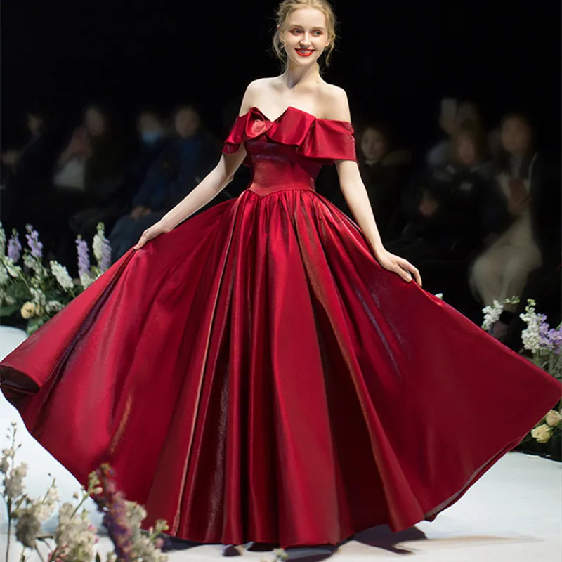 Vestido Rojo Con Hombros Descubiertos,Prenda Formal De Cena,Graduación,Fiesta,Gran  Oferta - Buy Ocasión Formal Cena Vestido De Baile De Graduación,Rojo Vestido  De Baile De Graduación,Vestido De Noche Product on Alibaba.com