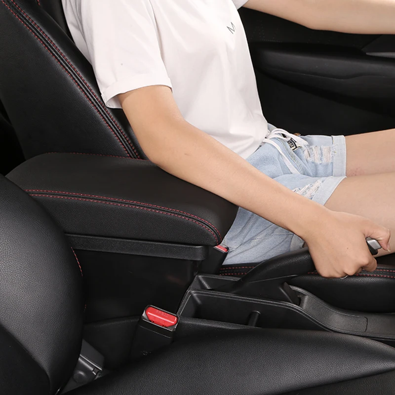 product hot sale car interior accessories multicolor optional armrest box for volkswagen jetta santana car armrest car console box-5