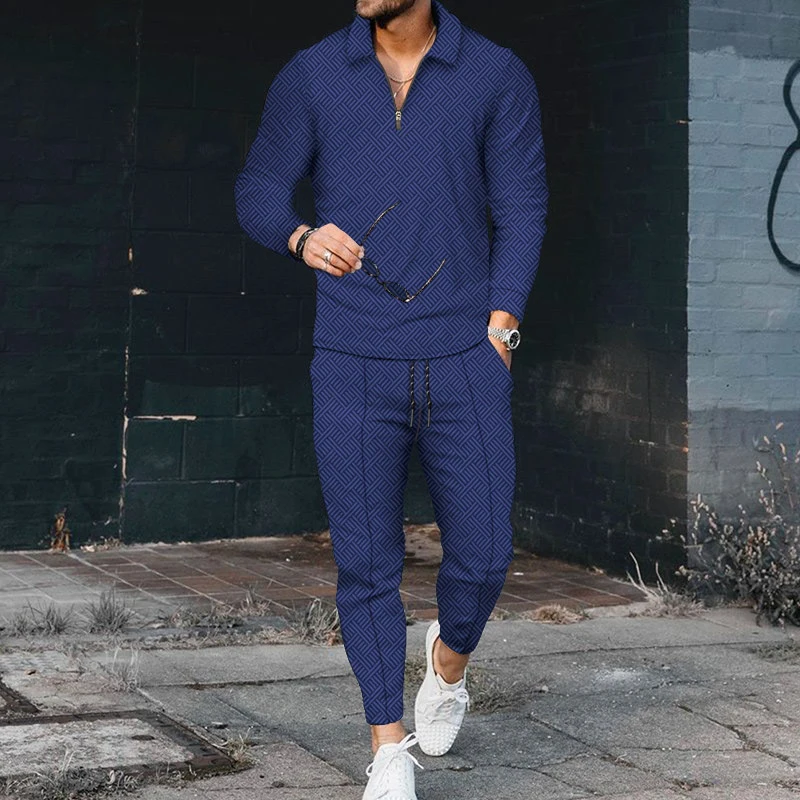Wholesale Men's Casual Jogging Suits Pieces Full Set