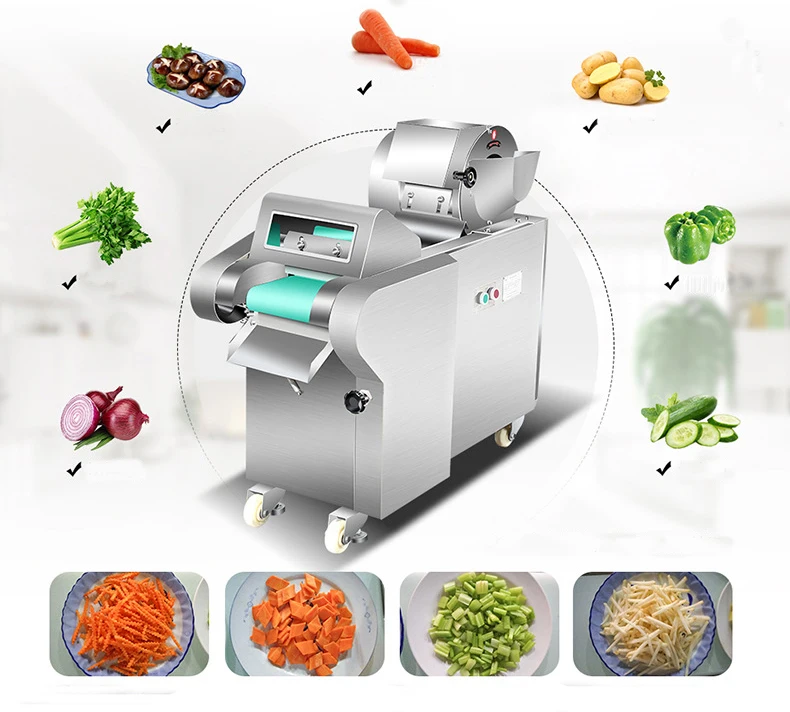 Multi-functional Green Onion Vegetable Chopper/ Vegetable Cutting Machine /Potato Fruit Vegetable Cutter details