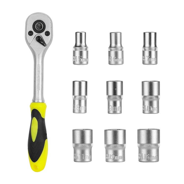 Impact Wrench Tool Kit Extension Ratchet Bit Mastercraft 14 Small Black Socket Set Nut Set 26pcs Set 14 Socket to 14 Bit Driver