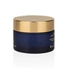 navy blue jar with gold cap