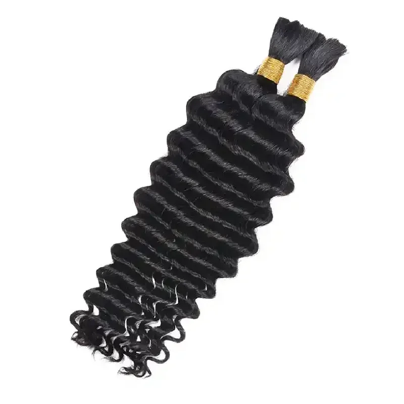 Deep Wave Echthaar Braiding Extensions Remy Haar Bündel_voghion.com
