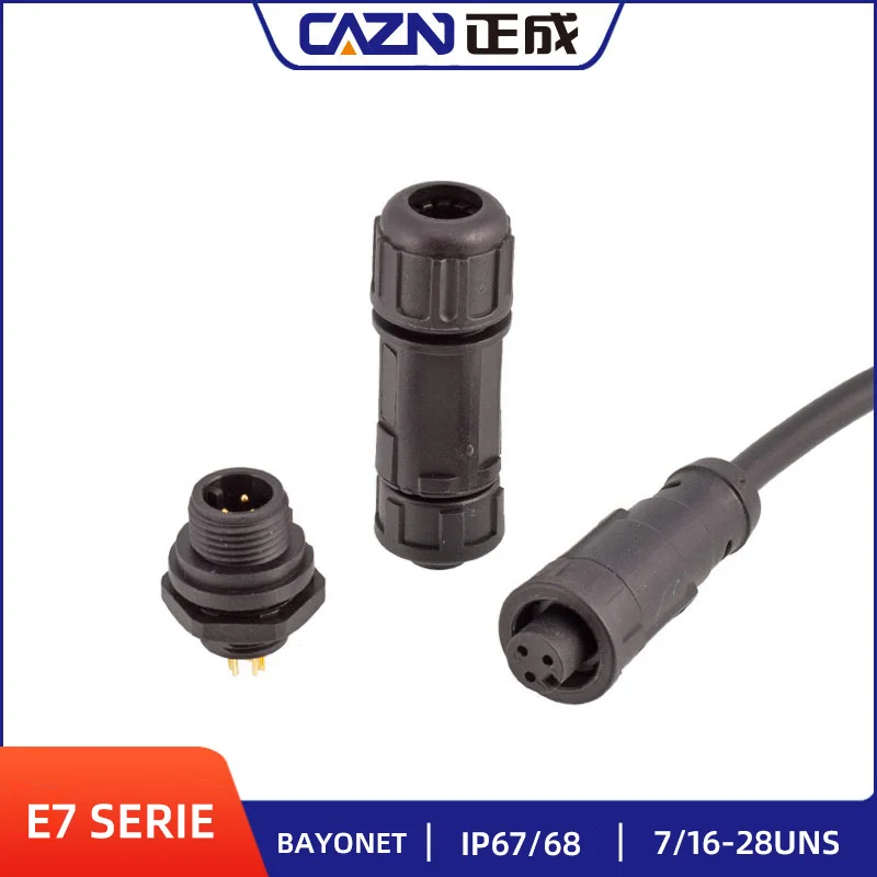Bayonet A Type IP67 Waterproof Receptacle Plastic 2 3 4 5 6 Pin Receptacle Panel Amphenol Connector