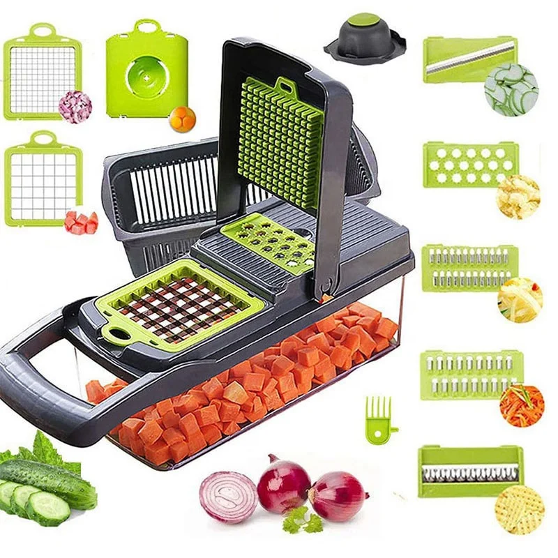 Dropship 12 In 1 Manual Vegetable Chopper Kitchen Gadgets Food Chopper  Onion Cutter Vegetable Slicer to Sell Online at a Lower Price