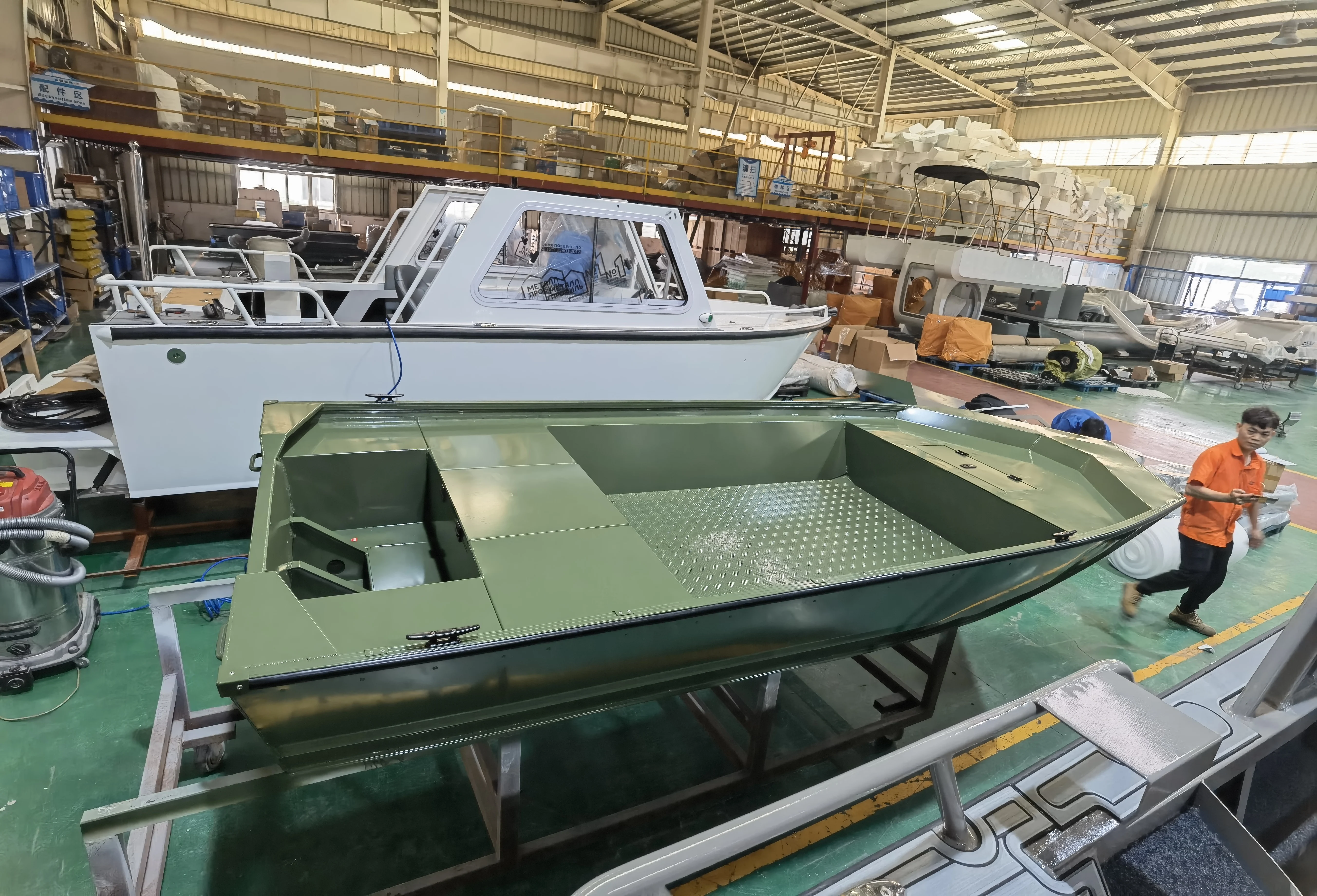 Kindle 16ft 4 Persom Flat Bottom Jon Aluminum Boats for Sale