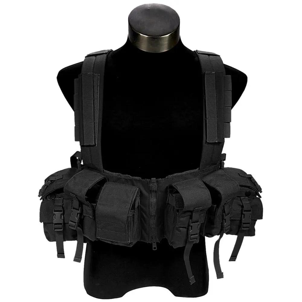 Heavy Duty Outdoor Security Tactical Chest Rig Vest With Magazine ...