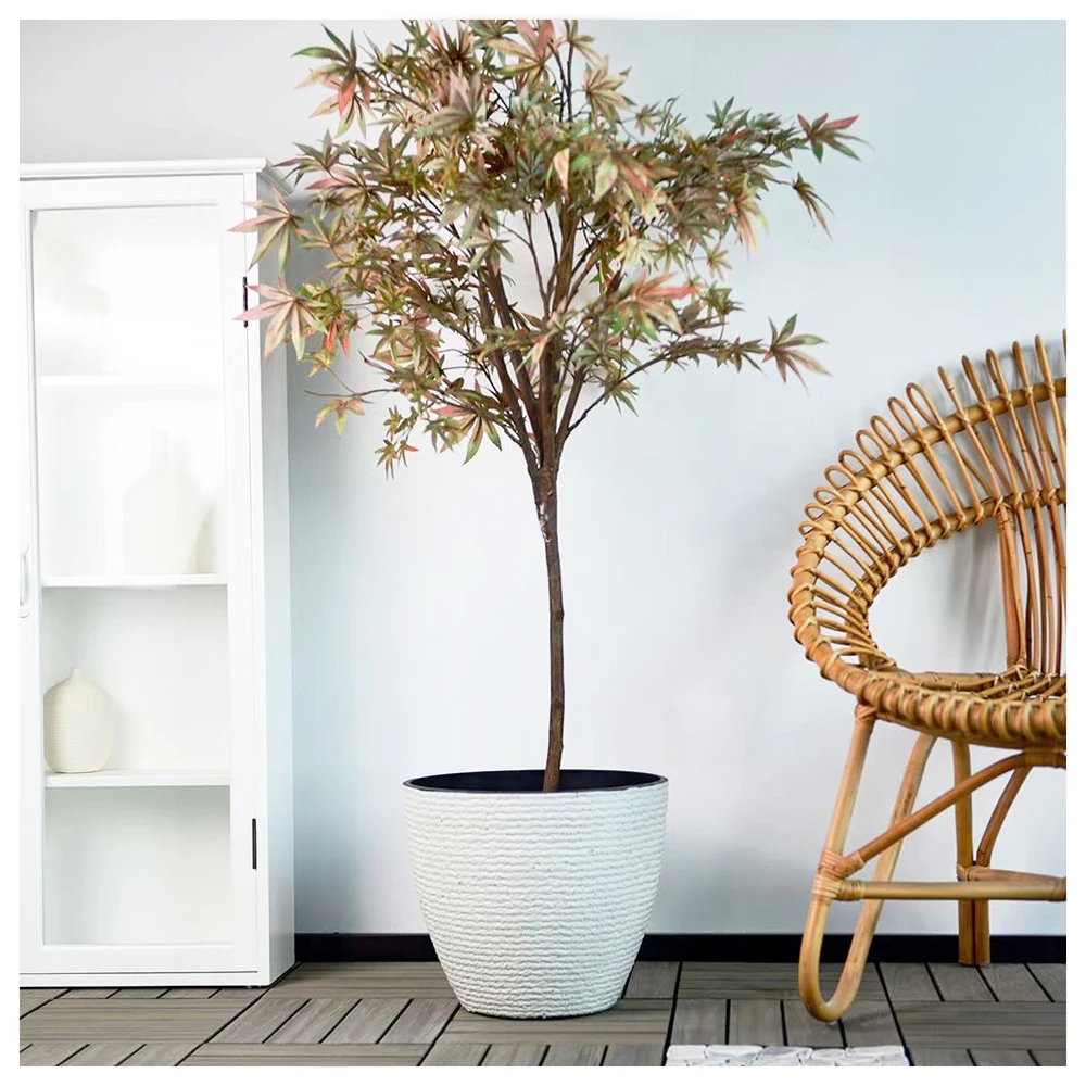 Classic Design Large Bonsai Pot Round Outdoor Plastic Planter Pots  Thickened Big Tree Pots for Floor & Shopping Mall Use