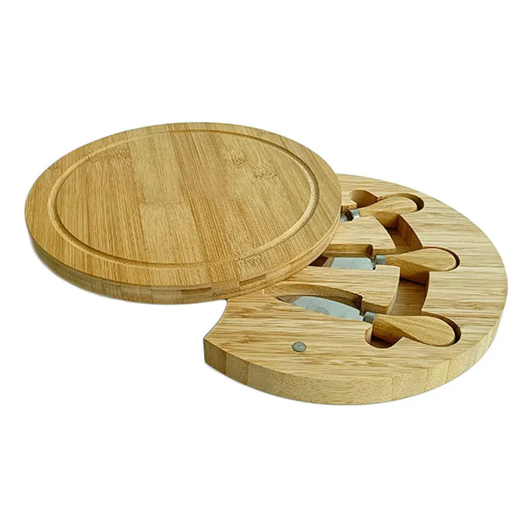 WDF New Product tabla en de madera para quesos tablas de quesos en bambu premium bamboo cheese board bamboo cheese boards supplier