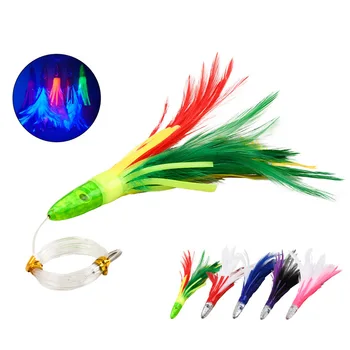 Big Game 46g/6.5inch NEW Feather Trolling Lure Marlin Tuna Unrigged Trolling FIshing Lure – Trolling Lure – view 2