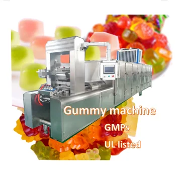 Mini Lab candy depositor vitamiins Pectin/gelatin fruit flavor gummy jelly candy lollipop making depositing machine small