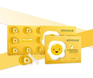 Egg Face Anti-aging Repairing Mask Collage Crystal Egg Sleeping Facial Gel in Capsule Mask Hyaluronic Acid Hydro Jelly Mask