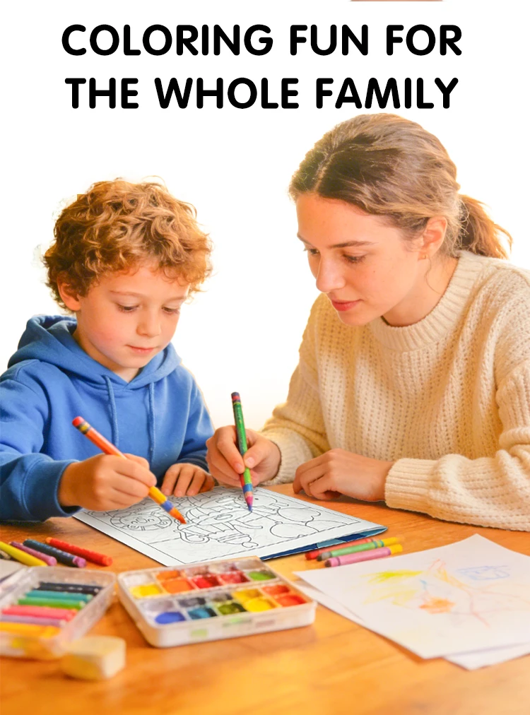 product custom wholesale factory paper printing service oem simple 2026 ins cute early education coloring books for kids adult-14