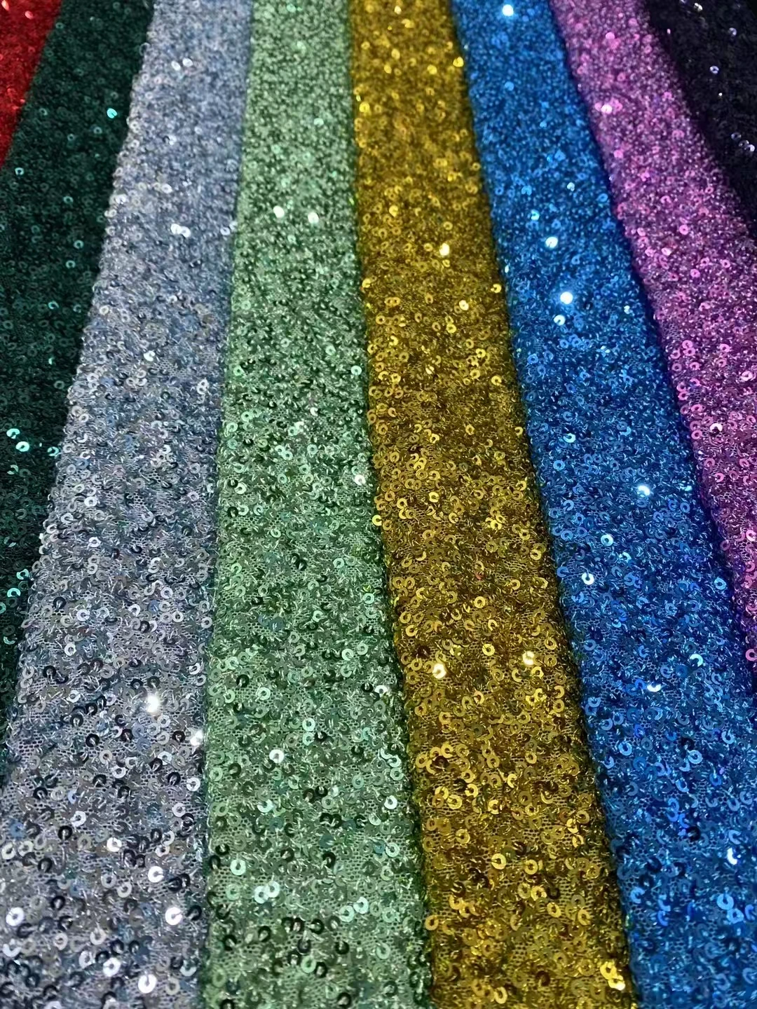 【値下】GLITTER ＆GLAMOROUS まとめ売り YX2644-2 China Warp Sequin Fabric - Stretch & Metallic